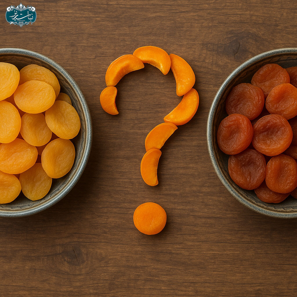 تفاوت برگه زردآلو و قیسی